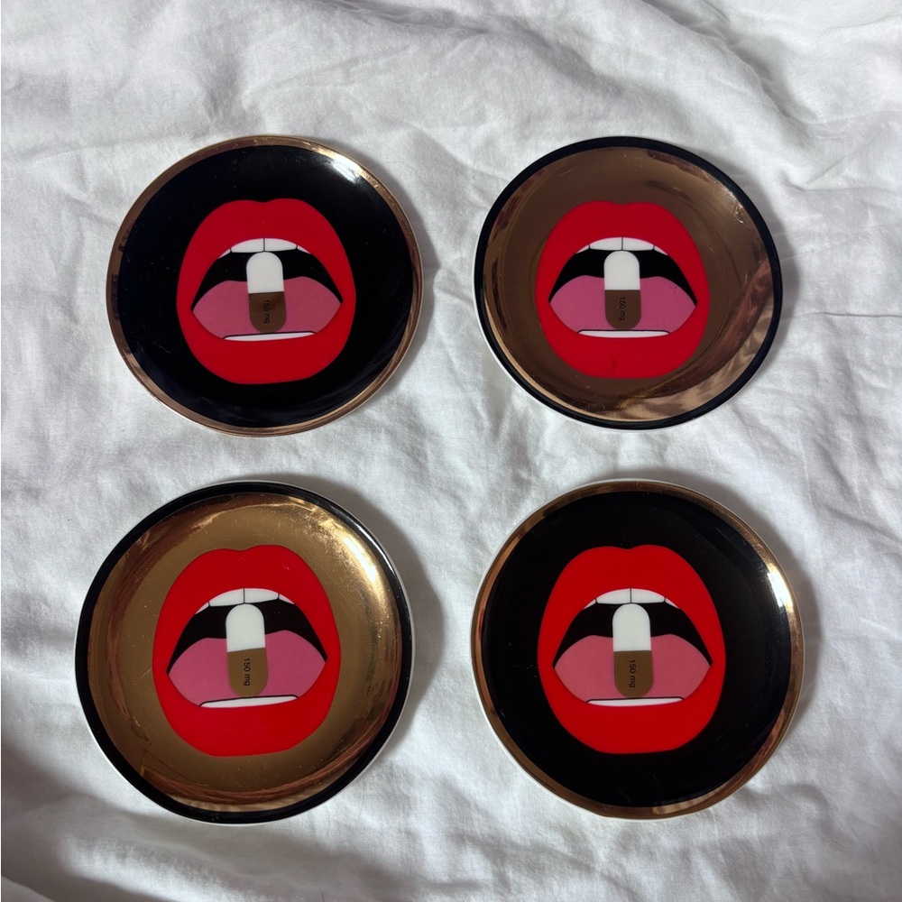 Jonathan Adler "FULL DOSE" Pill Coasters